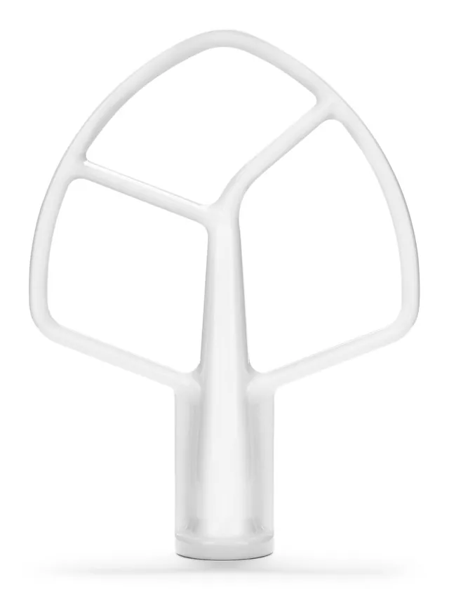 kitchenaid-flat-beater-accessory-for-5-qt-bowl-lift-stand-mixers-coated-white image 1