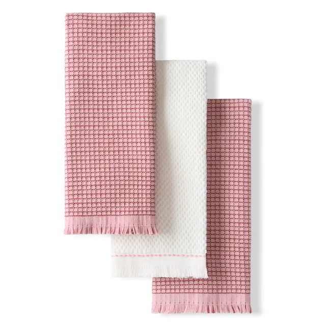 kitchenaid-gourmet-series-gridlines-kitchen-towels-3-pack-100-cotton-absorbent-d image 1