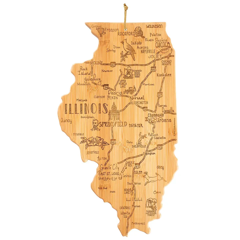 totally-bamboo-destination-illinois-cutting-board-16-5-x-9-25 image 1