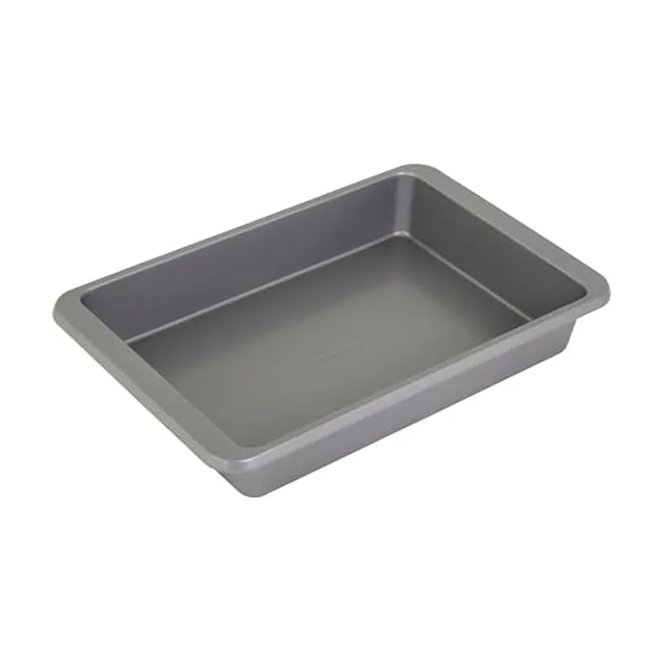 kitchenaid-nonstick-aluminized-steel-cake-pan-9x13-inch-contour-silver-dishwashe image 1