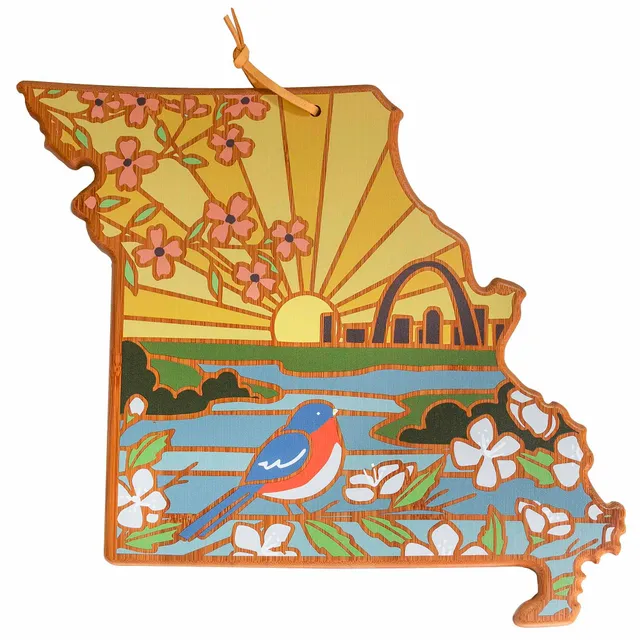 totally-bamboo-missouri-cutting-board-with-artwork-by-summer-stokes image 1
