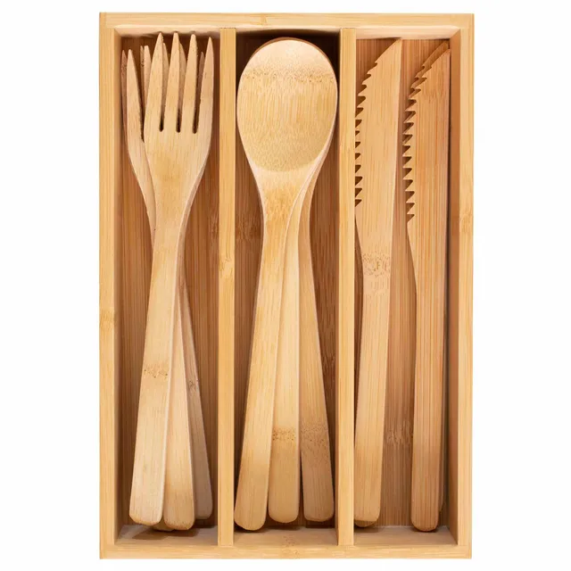 totally-bamboo-12-pc-reusable-bamboo-flatware-set-with-storage-case image 1