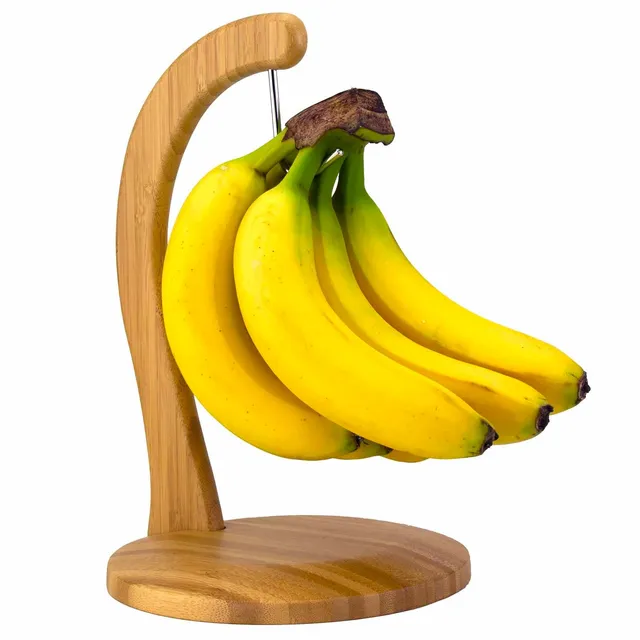 totally-bamboo-banana-holder-with-stainless-steel-hook image 1