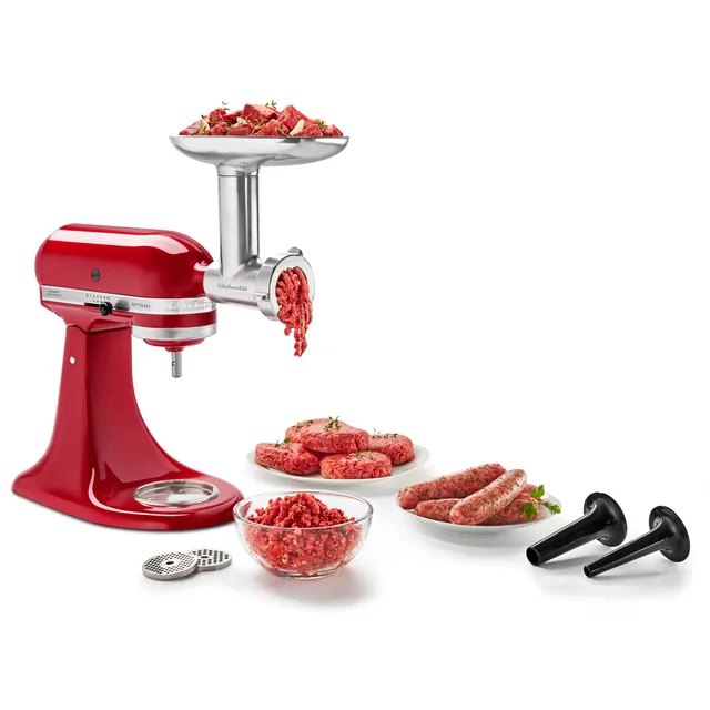 kitchenaid-stand-mixer-attachment-food-grinder-ksmmga-metal image 1