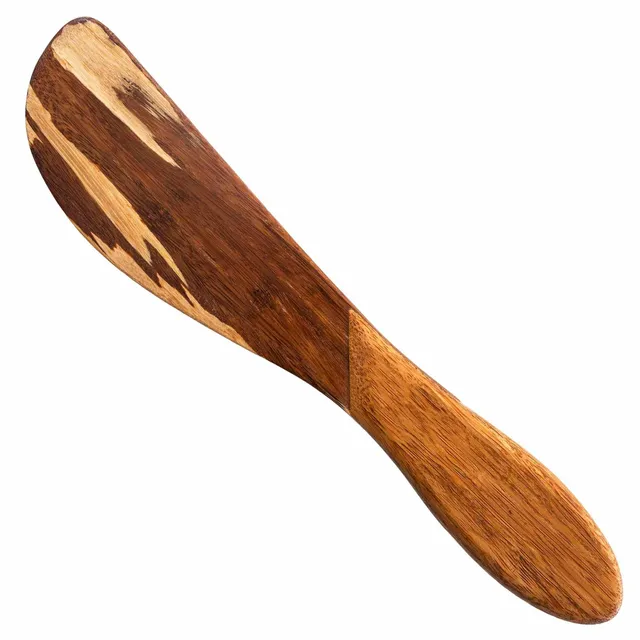 totally-bamboo-2-tone-bamboo-spreading-knife-8-ergonomic-spreader image 1