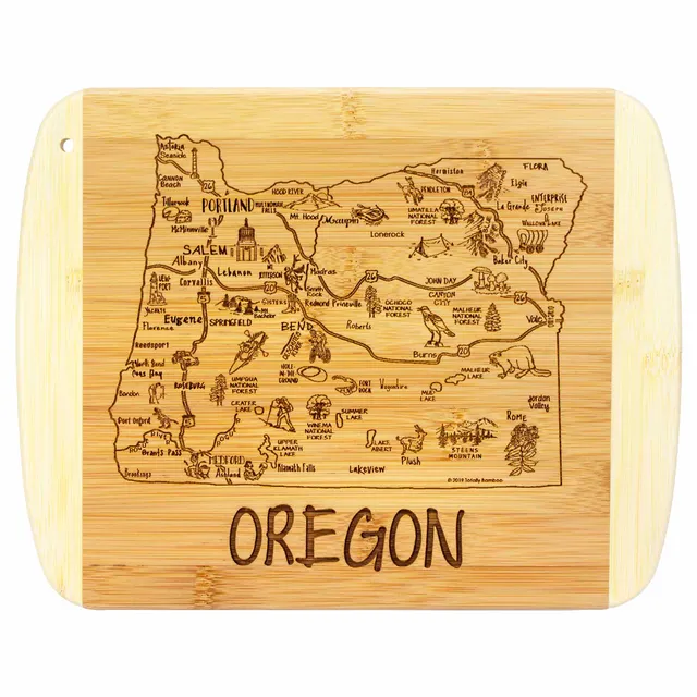 totally-bamboo-oregon-a-slice-of-life-state-shaped-cutting-board-11-x-8-75 image 1