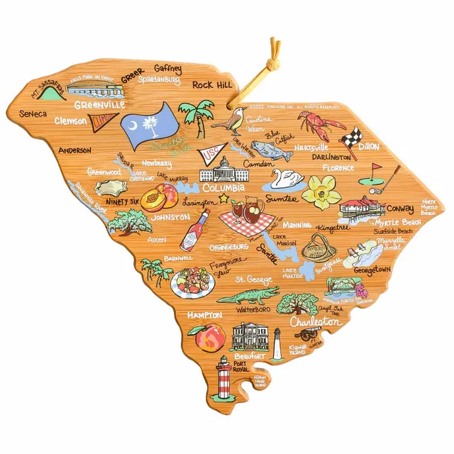 totally-bamboo-south-carolina-cutting-board-with-artwork-by-fish-kiss image 1