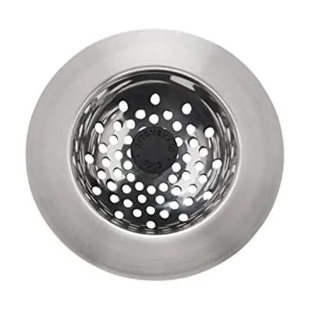 kitchenaid-stainless-steel-sink-strainer-black image 1