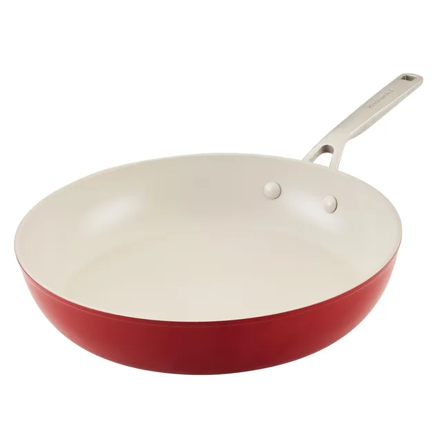 kitchenaid-hard-anodized-ceramic-nonstick-frying-pan-12-25-inch-empire-red image 1