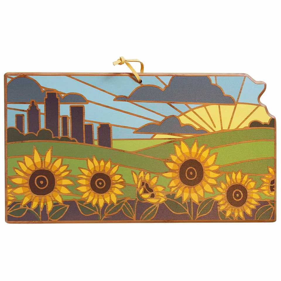 totally-bamboo-kansas-state-shaped-cutting-board-with-summer-stokes-artwork image 1