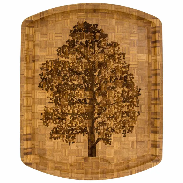 totally-bamboo-family-tree-etched-carving-board-19-5-x-15-75 image 1