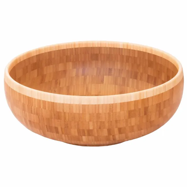 totally-bamboo-16-extra-large-serving-bowl-end-grain-moso-bamboo image 1