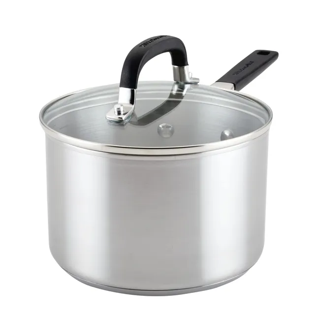 kitchenaid-3-quart-brushed-stainless-steel-induction-saucepan-with-lid image 1