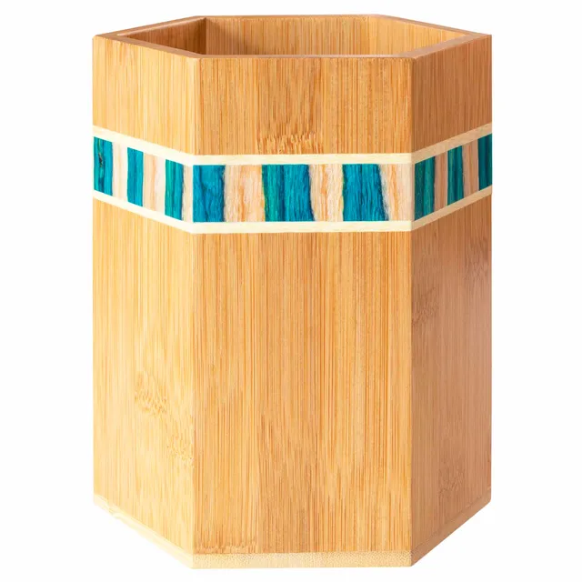 totally-bamboo-baltique-mykonos-collection-kitchen-utensil-holder-light-blue-nat image 1