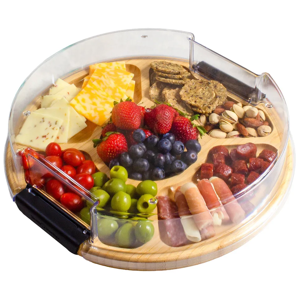 totally-bamboo-flip-serve-store-round-charcuterie-board-with-locking-lid image 1