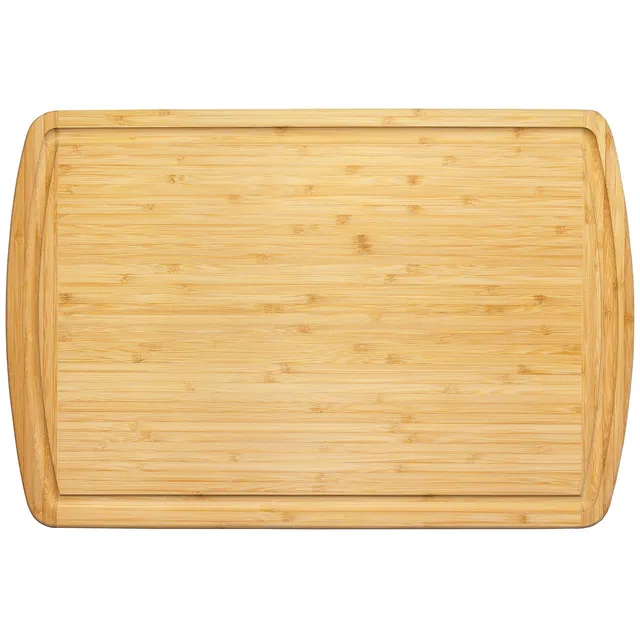 totally-bamboo-malibu-groove-carving-board-18-x-12 image 1