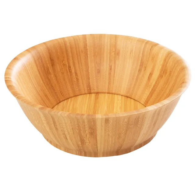 totally-bamboo-12-flared-salad-bowl-vertical-grain-moso-bamboo-serving-bowl-cust image 1