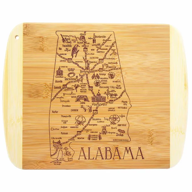 totally-bamboo-a-slice-of-life-alabama-cutting-board-11-x-8-3-4 image 1
