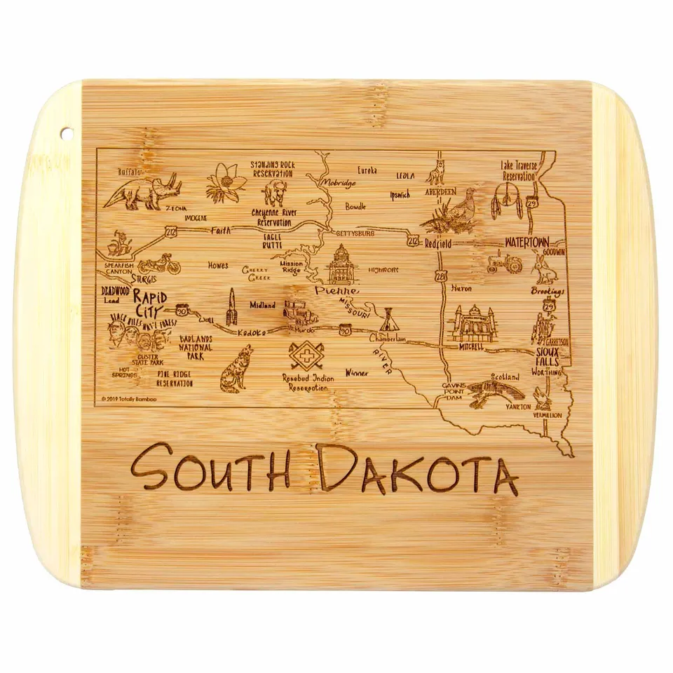 totally-bamboo-a-slice-of-life-south-dakota-cutting-board-11-x-8-3-4 image 1