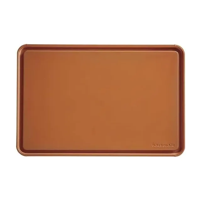 kitchenaid-classic-plastic-cutting-board-12x18-inch-scorched-orange image 1
