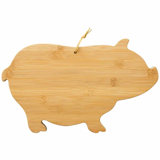 totally-bamboo-pig-shaped-cutting-board-15-5-8-x-9-1-2 image 1