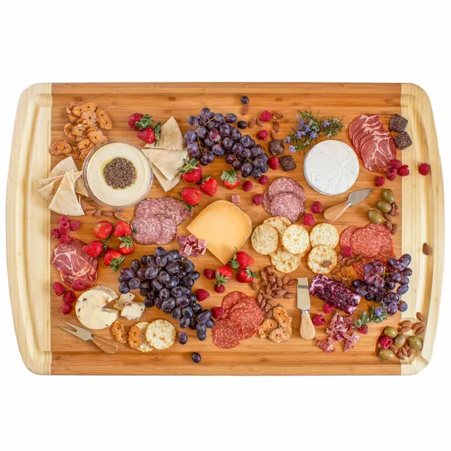 totally-bamboo-860si-xl-cutting-board-noodle-board-36-x-24 image 1