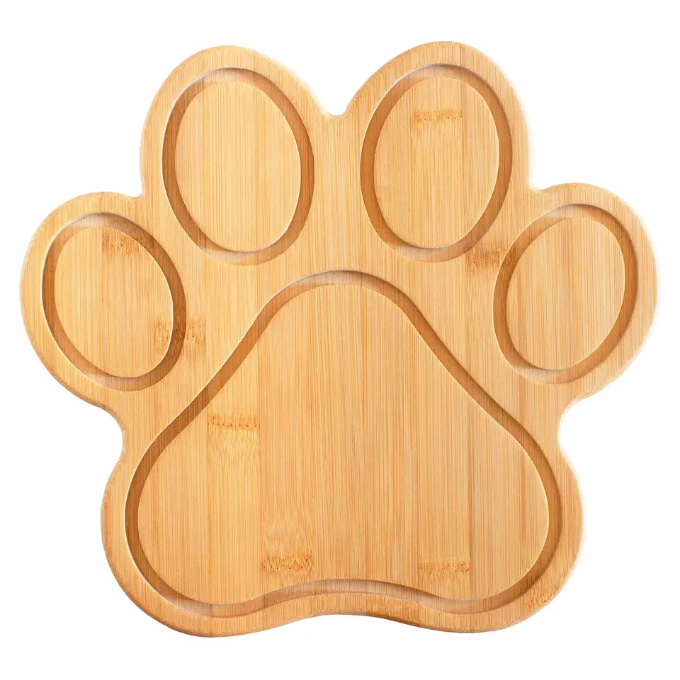 totally-bamboo-paw-shaped-cutting-board-11-x-10 image 1