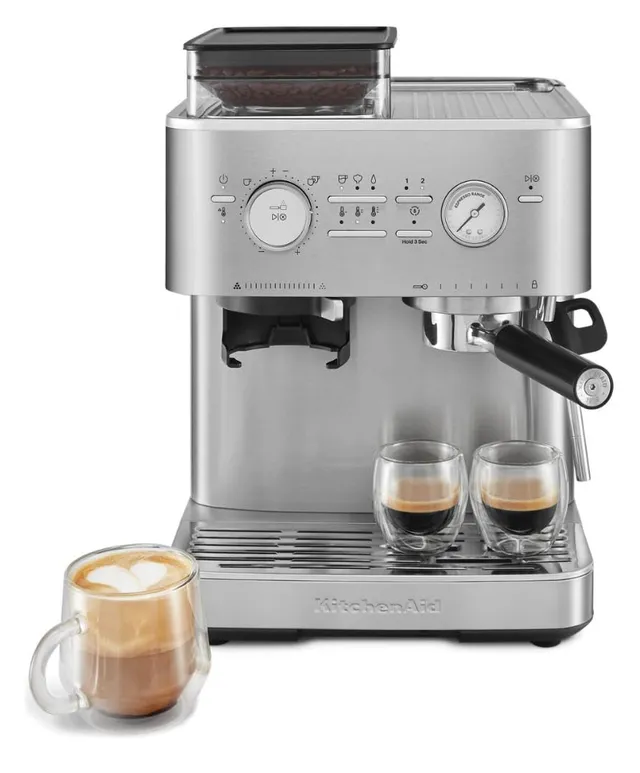 kitchenaid-semi-automatic-espresso-machine-with-burr-grinder-2-5l-kes6551sx-brus image 1
