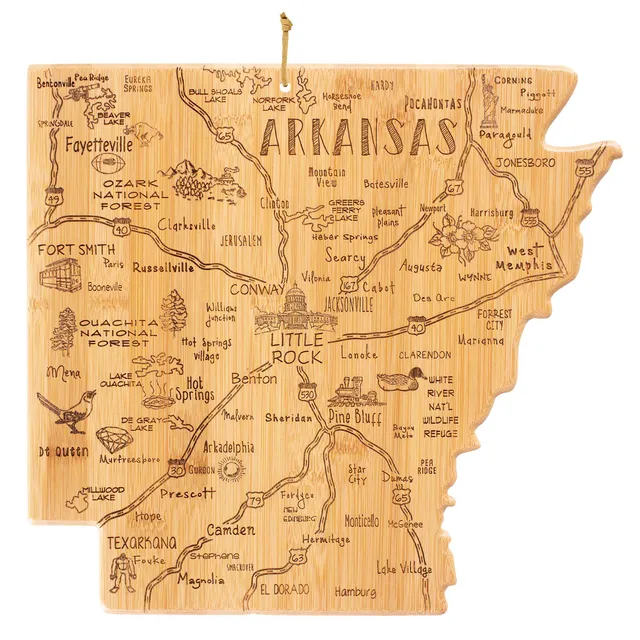 totally-bamboo-destination-arkansas-cutting-board-13-x-12 image 1