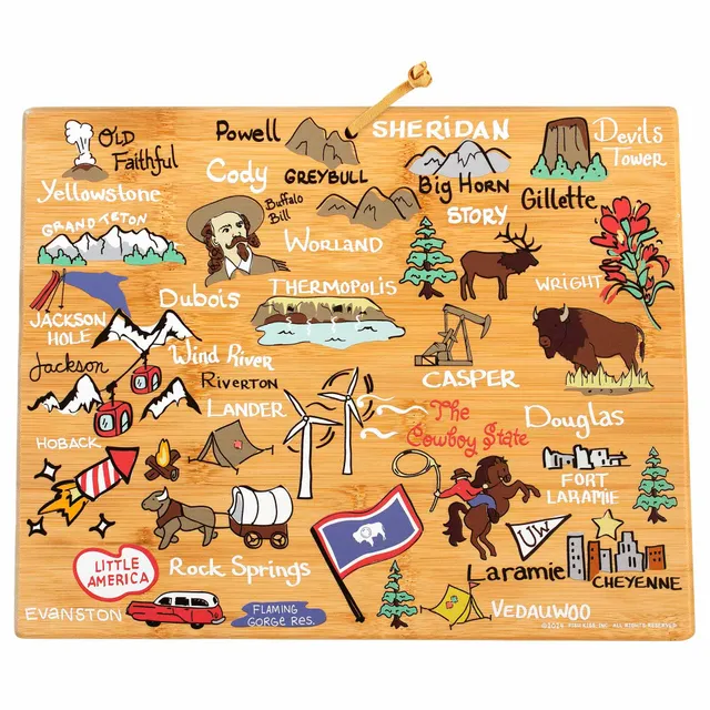 totally-bamboo-wyoming-cutting-board-with-artwork-by-fish-kiss image 1