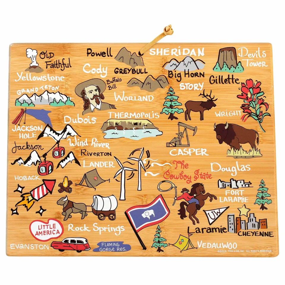 totally-bamboo-wyoming-cutting-board-with-artwork-by-fish-kiss image 1