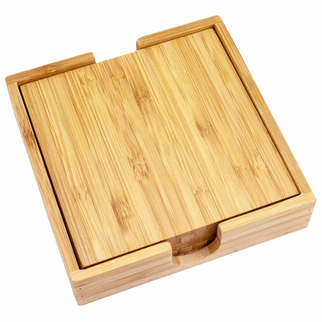 totally-bamboo-4-piece-bamboo-coaster-set-with-case image 1