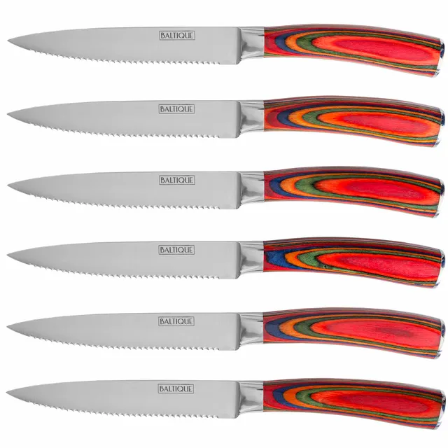 totally-bamboo-baltique-marrakesh-collection-6-piece-steak-knife-set-with-birch- image 1
