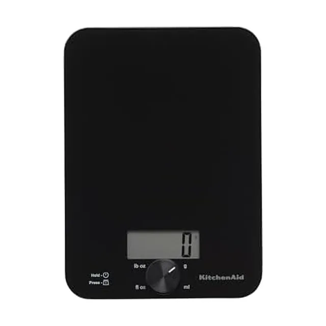 kitchenaid-kq914ba-digital-glass-top-kitchen-and-food-scale-11-lb-capacity-black image 1