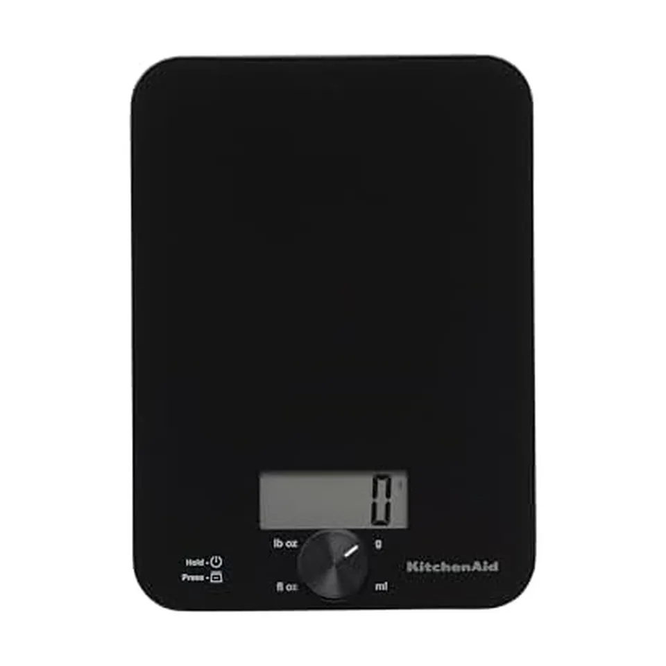 kitchenaid-kq914ba-digital-glass-top-kitchen-and-food-scale-11-lb-capacity-black image 1