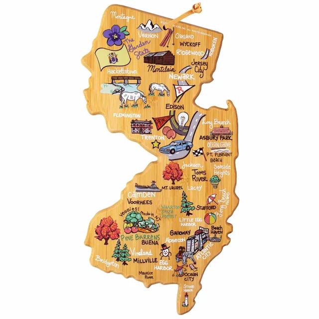 totally-bamboo-new-jersey-state-shaped-cutting-board-with-fish-kiss-artwork-by-a image 1