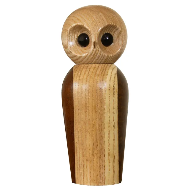totally-bamboo-rock-branch-owl-pepper-mill image 1