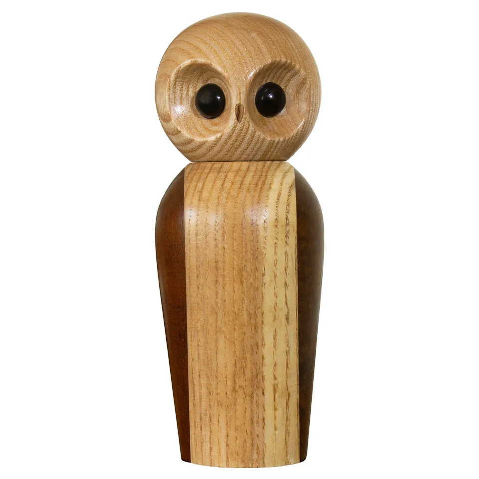 totally-bamboo-rock-branch-owl-pepper-mill image 1