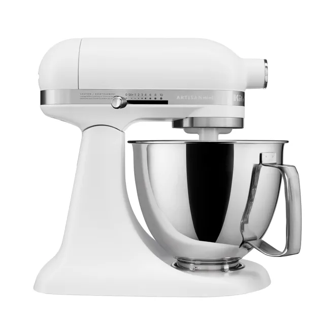 kitchenaid-artisan-mini-3-5-quart-tilt-head-stand-mixer-ksm3316x-in-matte-white image 1