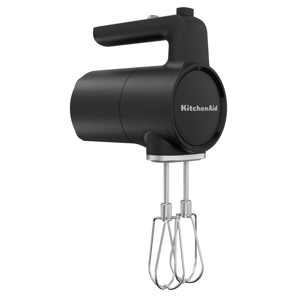 kitchenaid-go-cordless-hand-mixer-khmr700-black-matte-7-speeds-battery-powered image 1