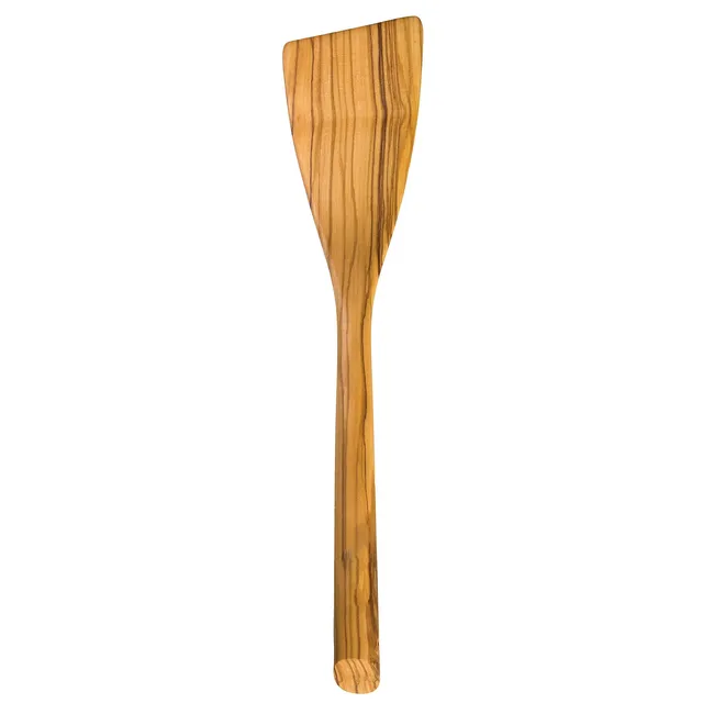 totally-bamboo-rock-branch-olive-wood-spatula-rustic-wavy-grain-durable-stain-re image 1