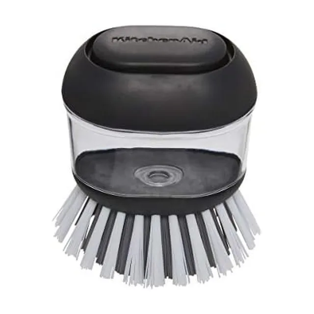 kitchenaid-soap-dispensing-palm-brush-with-built-in-soap-reservoir-non-slip-grip image 1