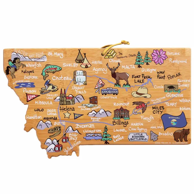 totally-bamboo-montana-state-shaped-cutting-board-with-fish-kiss-artwork-by-anne image 1