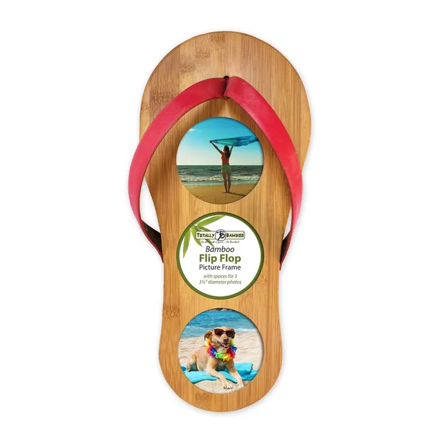 totally-bamboo-flip-flop-picture-frame-15-5-x-6-75 image 1