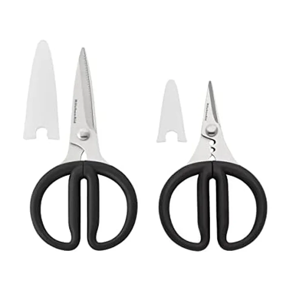 kitchenaid-stainless-steel-all-purpose-utility-and-herb-shears-set-with-soft-tou image 1