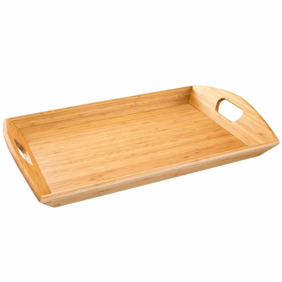 totally-bamboo-butler-s-serving-tray-with-handles-23-x-15-x-3 image 1