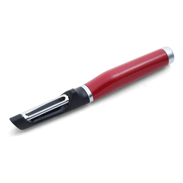 kitchenaid-gourmet-euro-peeler-8-7-inch-red-double-edged-serrated-blade-with-pot image 1