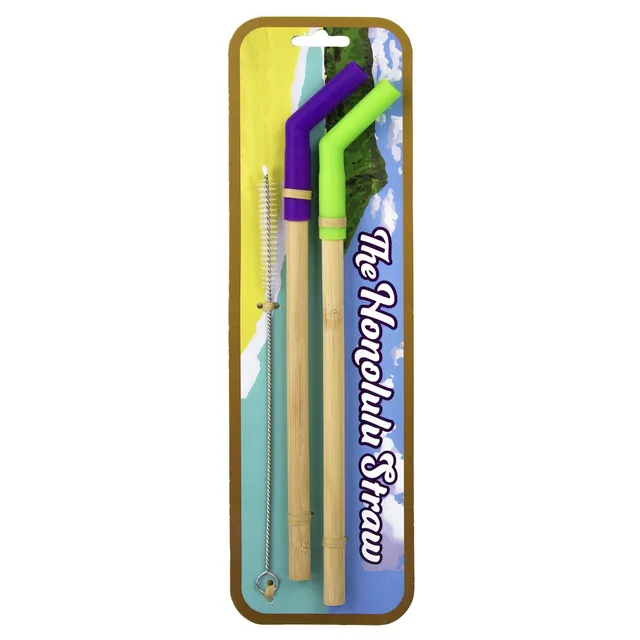 totally-bamboo-honolulu-straw-2-pack-bamboo-straws-with-silicone-tips image 1