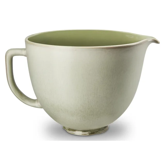 kitchenaid-5-quart-ceramic-bowl-for-tilt-head-stand-mixers-ksm2cb5psl-sage-leaf image 1