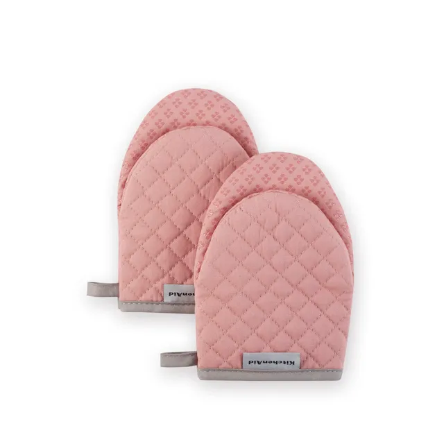 kitchenaid-asteroid-mini-oven-mitt-set-2-piece-5-5-x8-dried-rose image 1